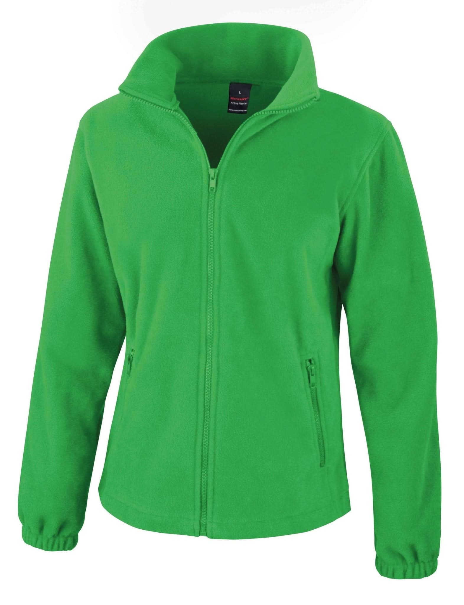 R220F: Ladies Outdoor Fleece Womens Fleeces Result Core Vivid Green XS