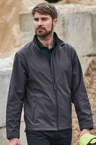RX500: Pro 2-Layer Mens Softshell Jacket Workwear ProRTX Charcoal S