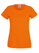 SS060: Original Ladies T-Shirt Womens T-Shirts Fruit of the Loom Orange XS