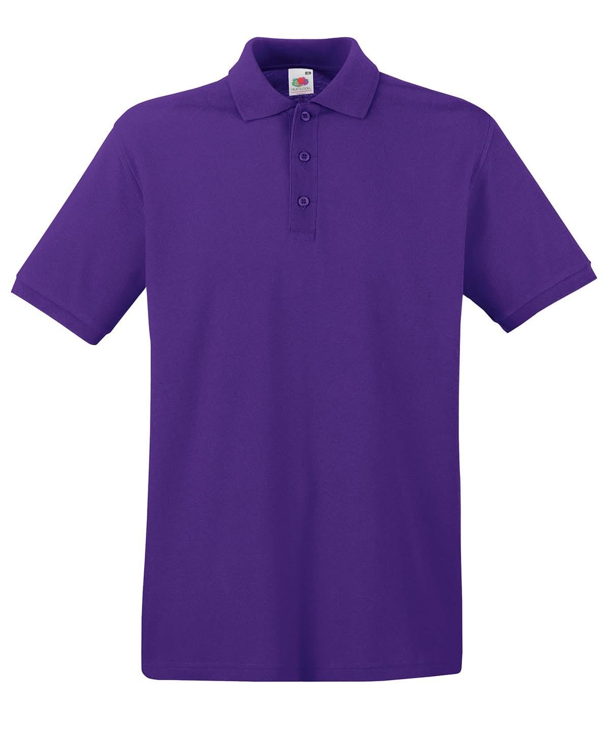 SS255: Mens Premium Polo Mens Polos Fruit of the Loom