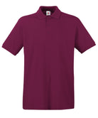 SS255: Mens Premium Polo Mens Polos Fruit of the Loom Burgundy S