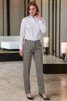 Stella Women's Check Work Trouser Ladies Suit Trouser Brook Taverner