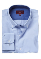 Toronto Mens Royal Oxford Shirt Mens Long Sleeve Shirts Brook Taverner Sky 14"
