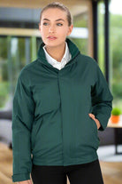 R221F: Core Channel Ladies Jacket Womens Coats Result Core Bottle Green XS