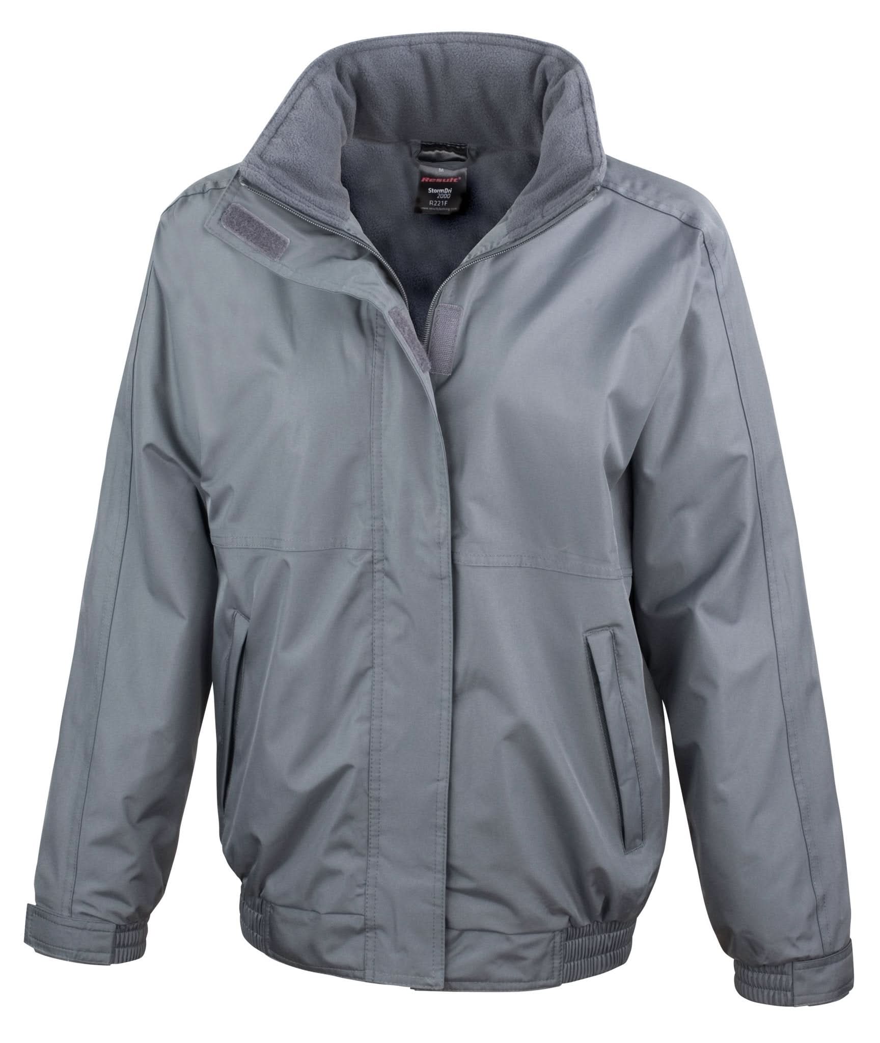 R221F: Core Channel Ladies Jacket Womens Coats Result Core Grey XS