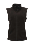 RG186: Ladies Microfleece Bodywarmer Womens Bodywarmers Regatta Professional Black 8