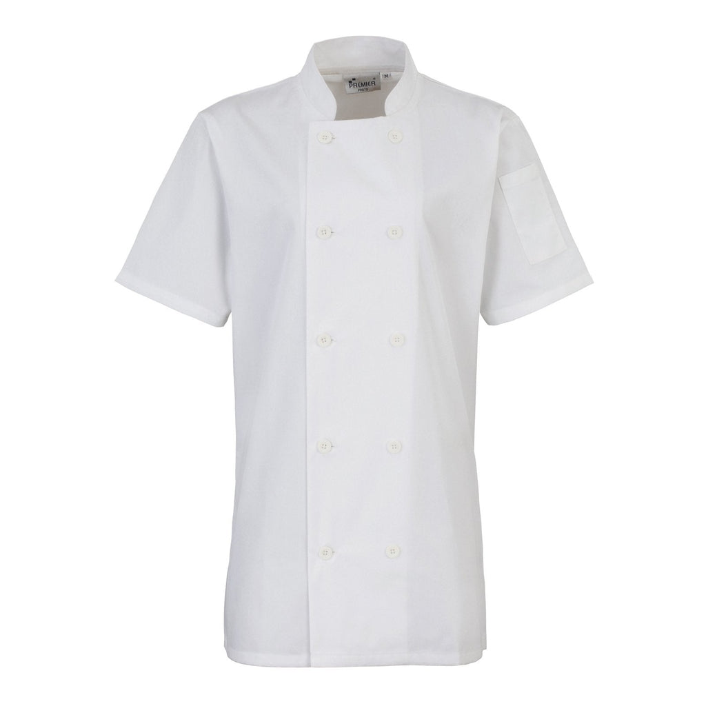 Womens S/S Chefs Jacket - The Staff Uniform Company