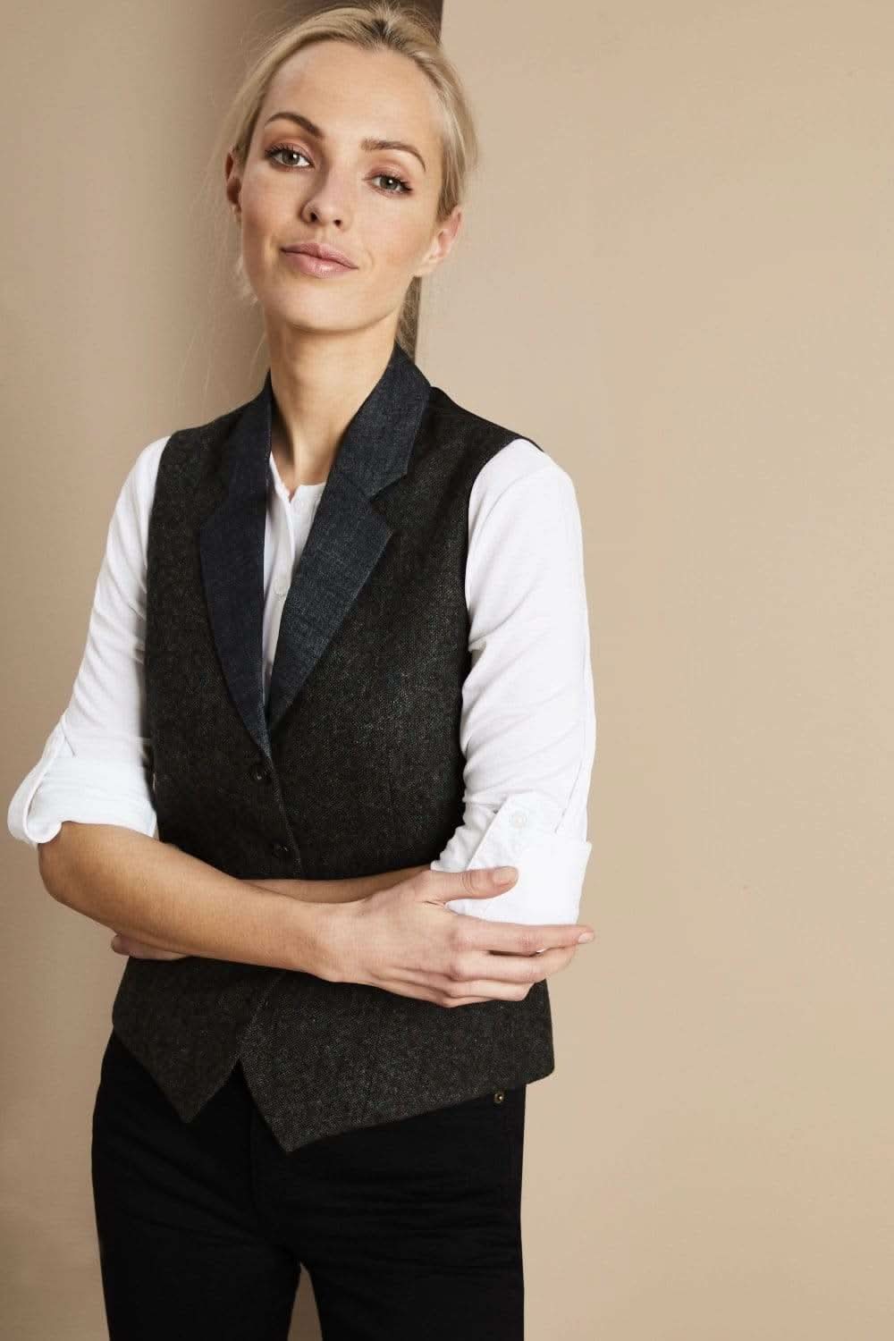 Tweed on sale waistcoat womens